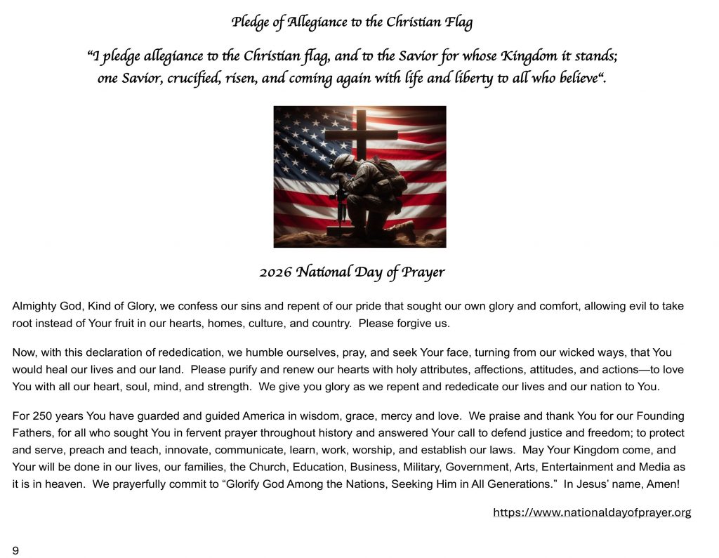 National Day of Prayer